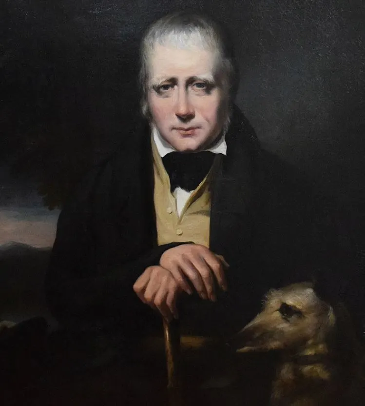 Top 10 Marvelous Scott Monument Facts 1 Sir Walter Scott and his dog