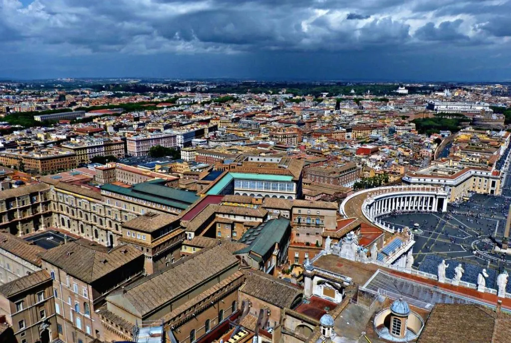 Top 10 Amazing Facts About The Sistine Chapel 1 Sistine chapel aerial view