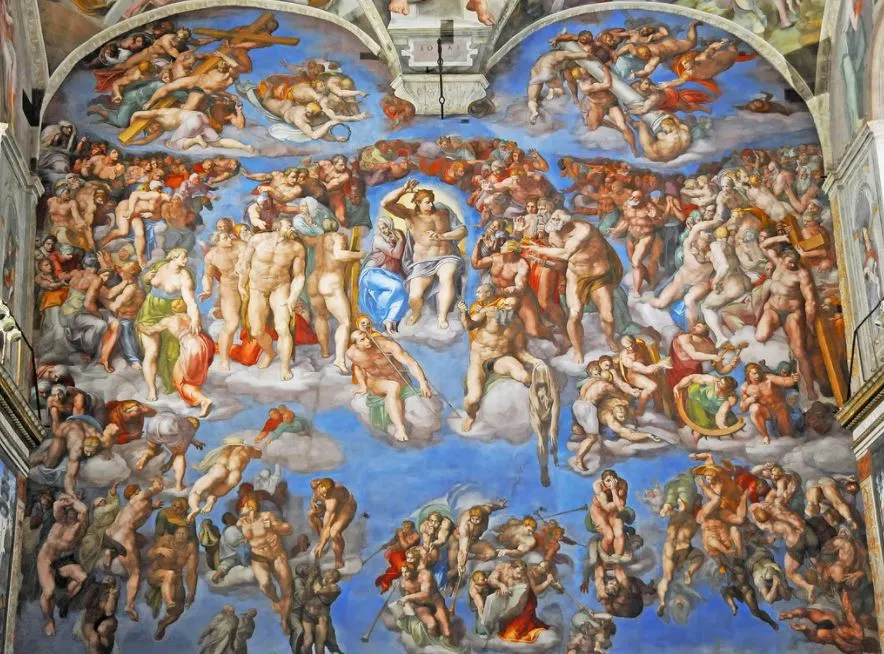 Sistine chapel the last judgement