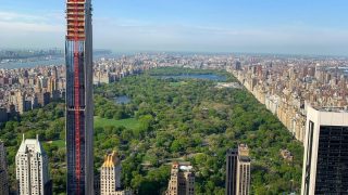 Steinway tower and central park