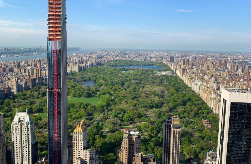 Steinway tower and central park