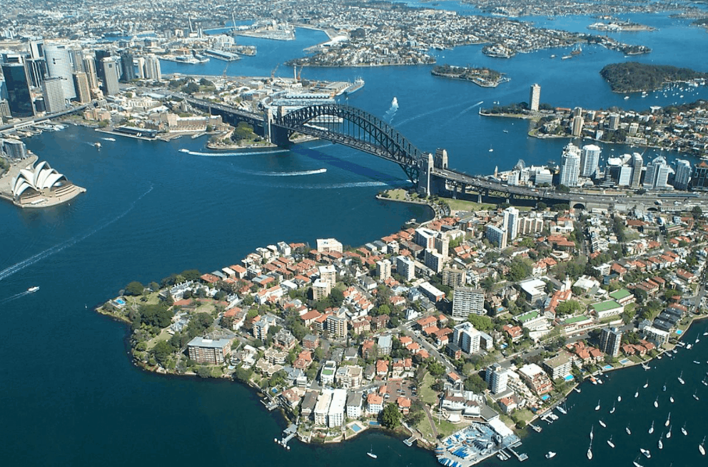 Sydney Harbour Bridge aerial