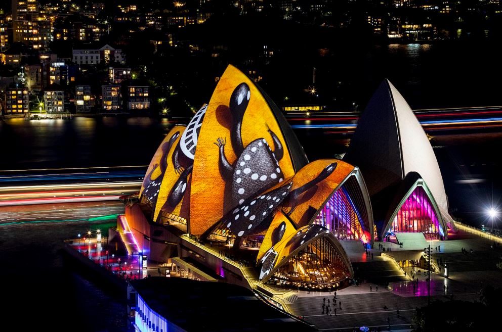 Sydney Opera Huse during Vivid Sydney