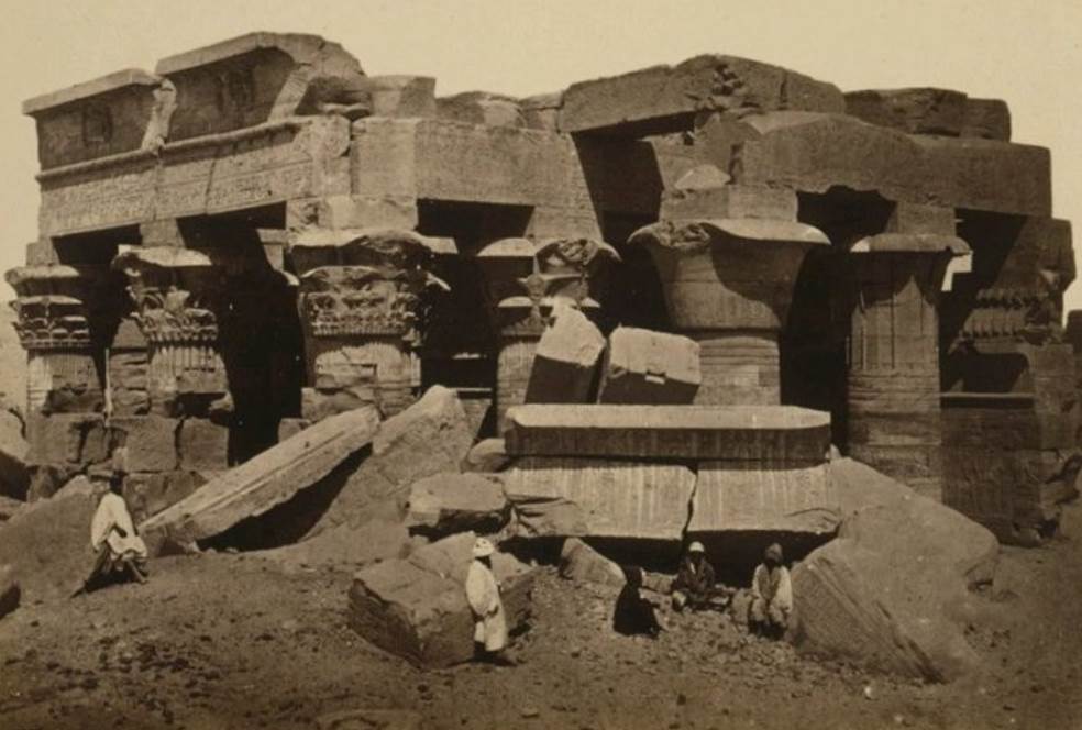 Temple of Kom Ombo before reconstruction