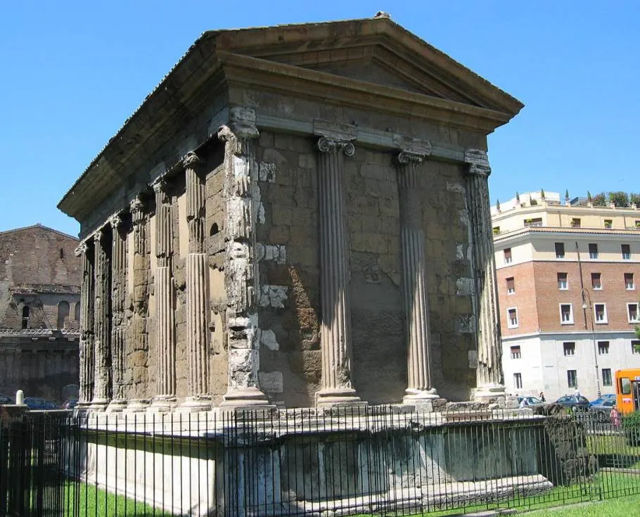 Temple of Portunus back side