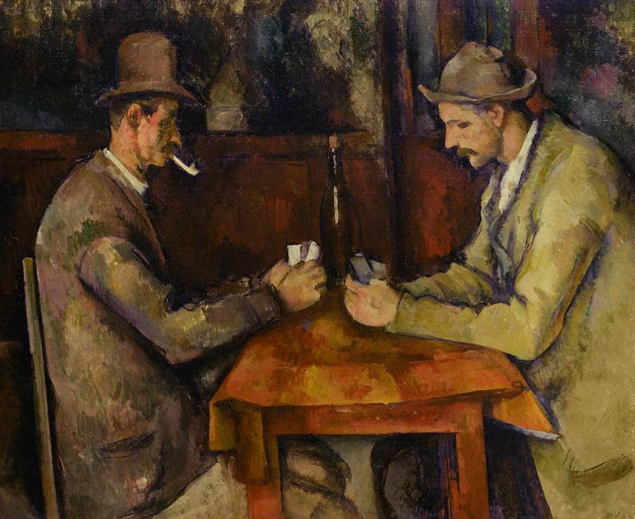 Famous Paul Cezanne Paintings The Card Players 