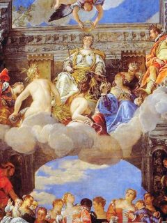 The Crowning of Venice detail