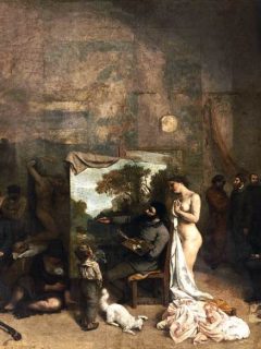 The painters studio Gustave Courbet