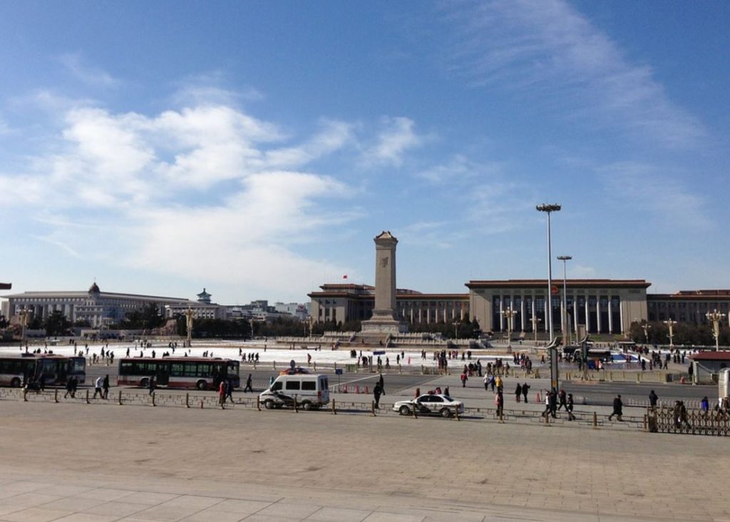 Tiananmen square size