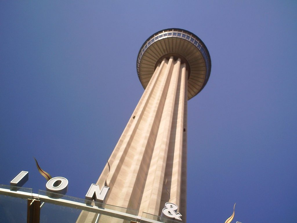 Base of the tower of the Americas