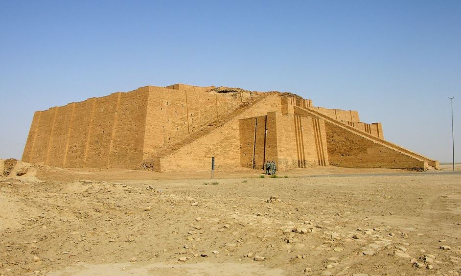 View of the ziggurat of Ur