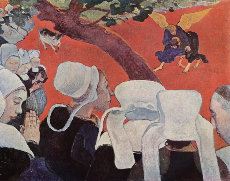 Vision After the Sermon by Paul Gauguin