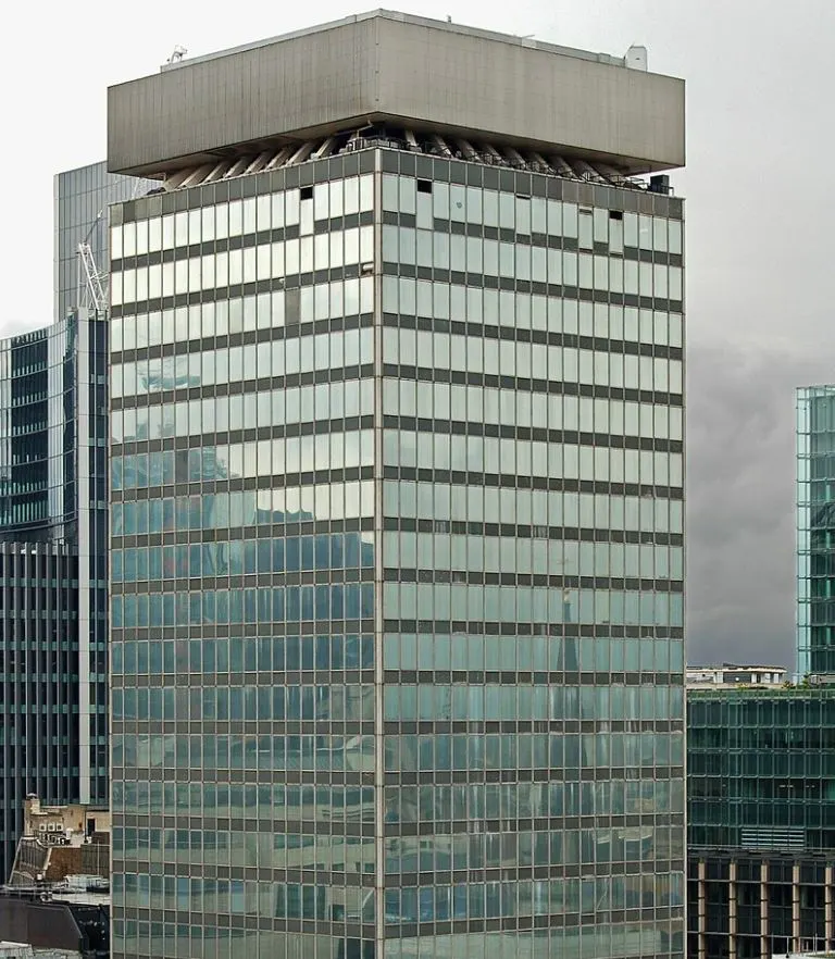 Walkie-talkie building previous structure