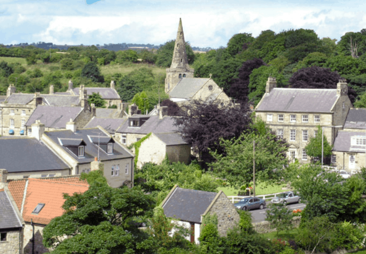 Warkworth village