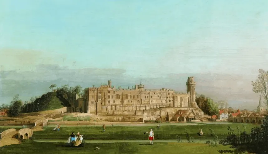 Canaletto of Warwick Castle