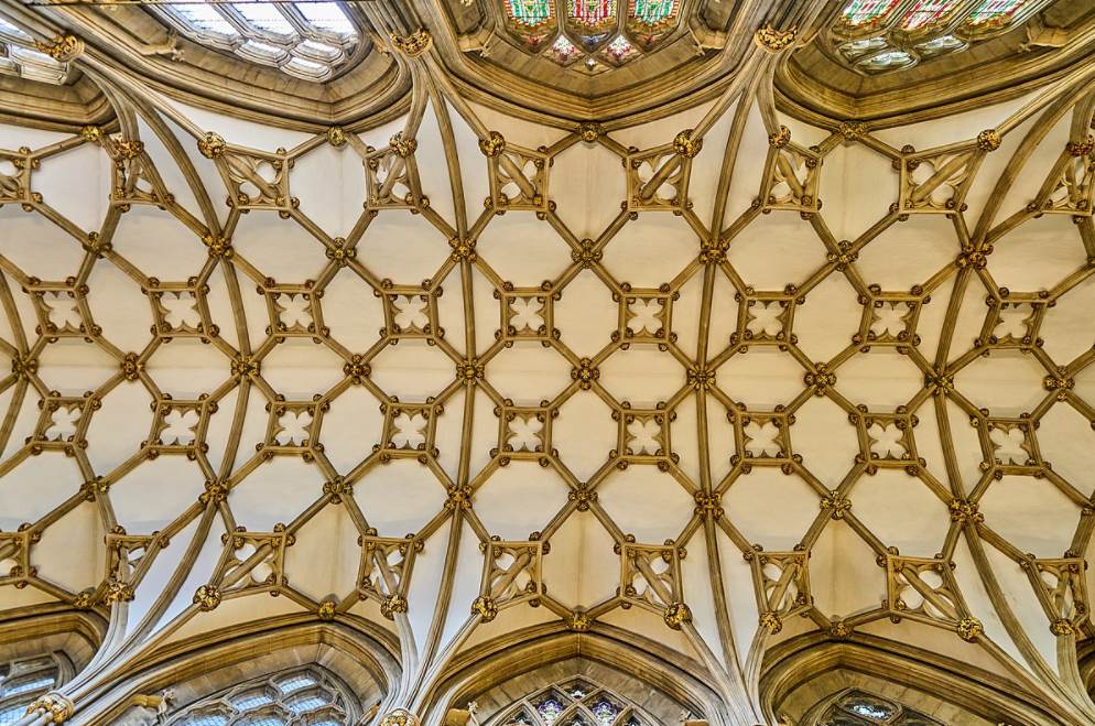 Wells Cathedral choir vault