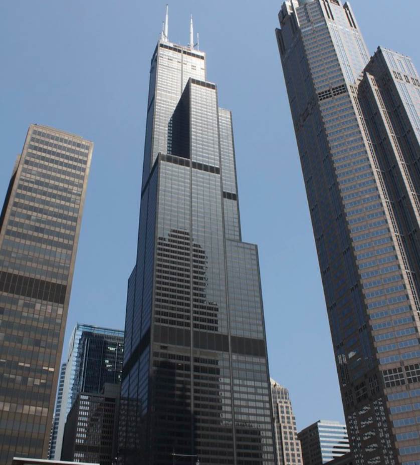 Willis Tower famous skyscrapers in Chicago