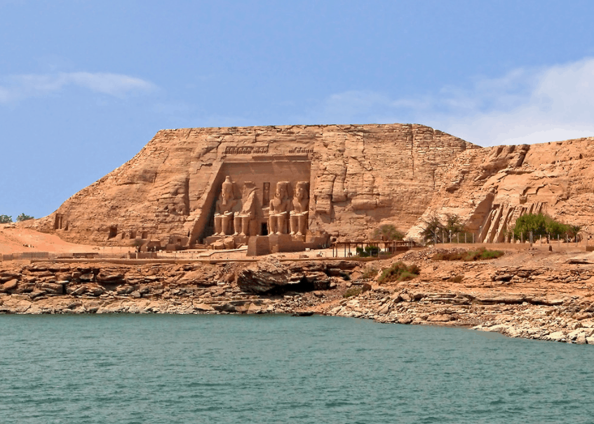 Abu simbel from Lake Nasser