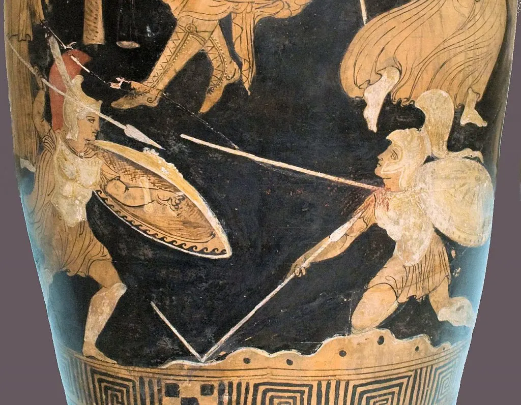 Top 10 Interesting Colossi Of Memnon Facts 1 Achilles vs Memnon