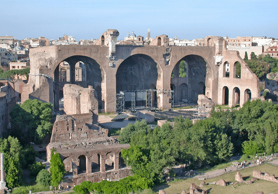 Basilica of maxentius ruins