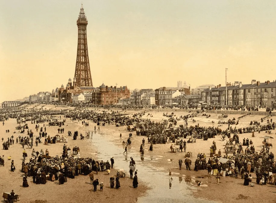 blackpool tower in the 1890s