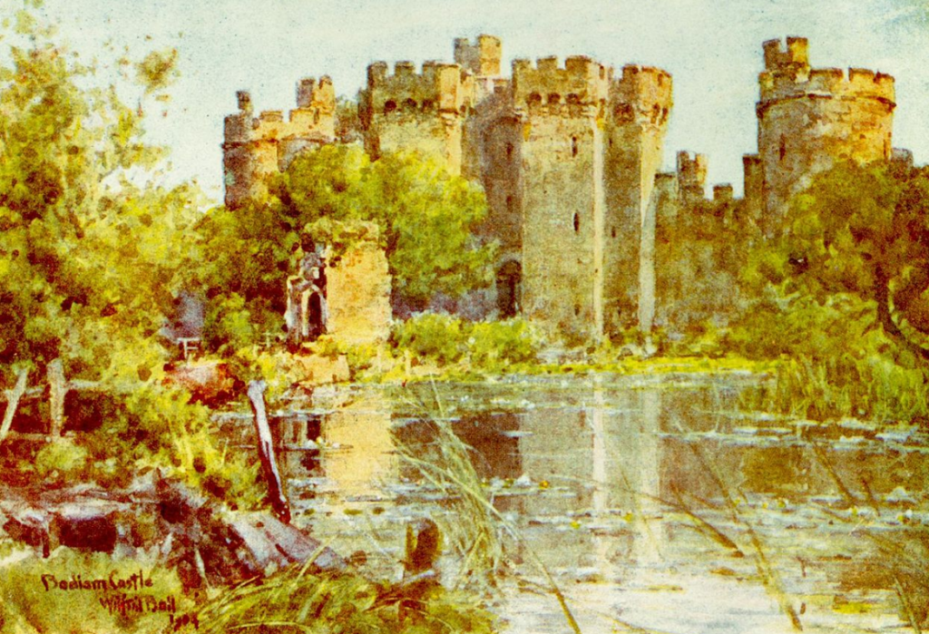 Bodiam castle in 1906