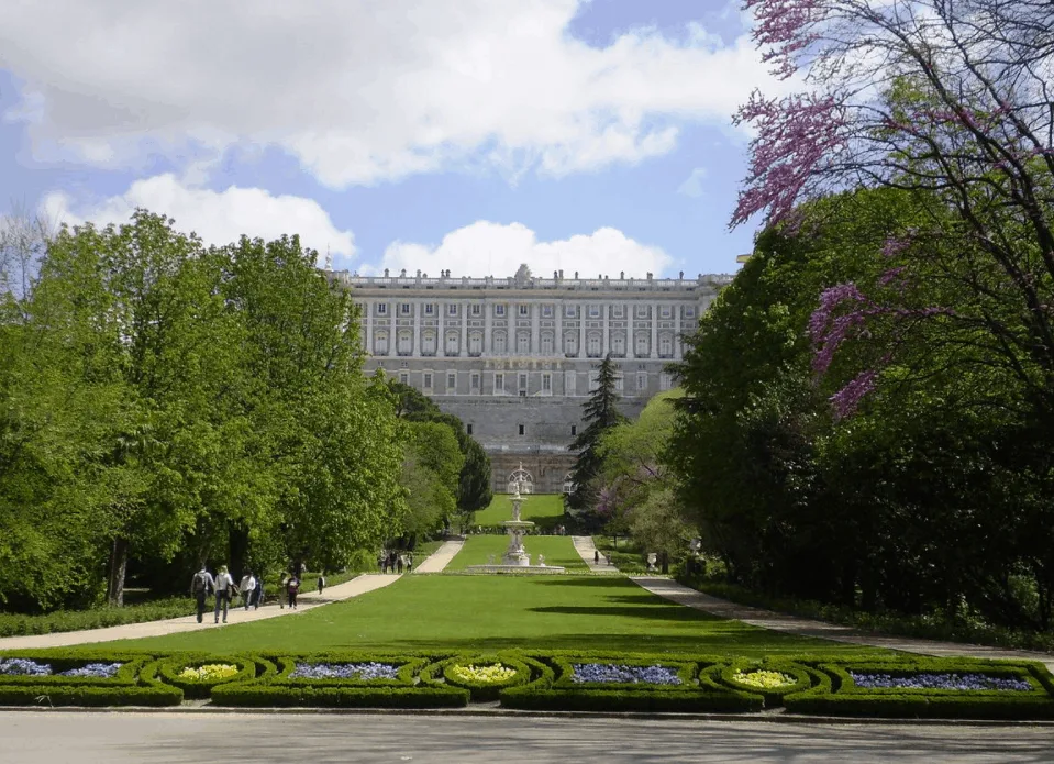 Royal Palace of Madrid campo del moro
