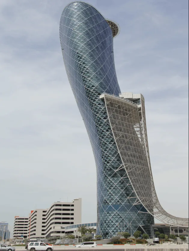 Capital Gate Tower abu Dhabi
