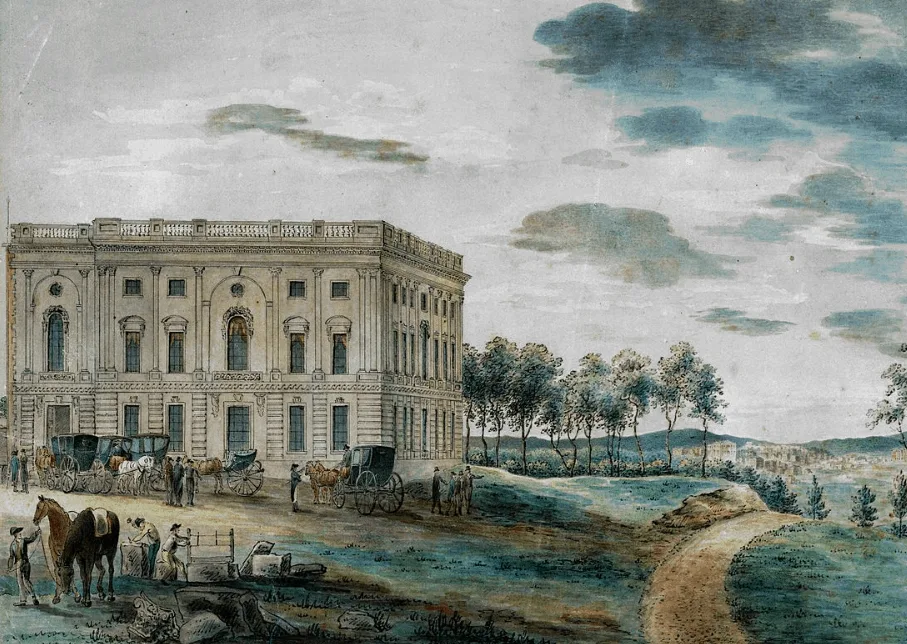 Capitol Building in 1800