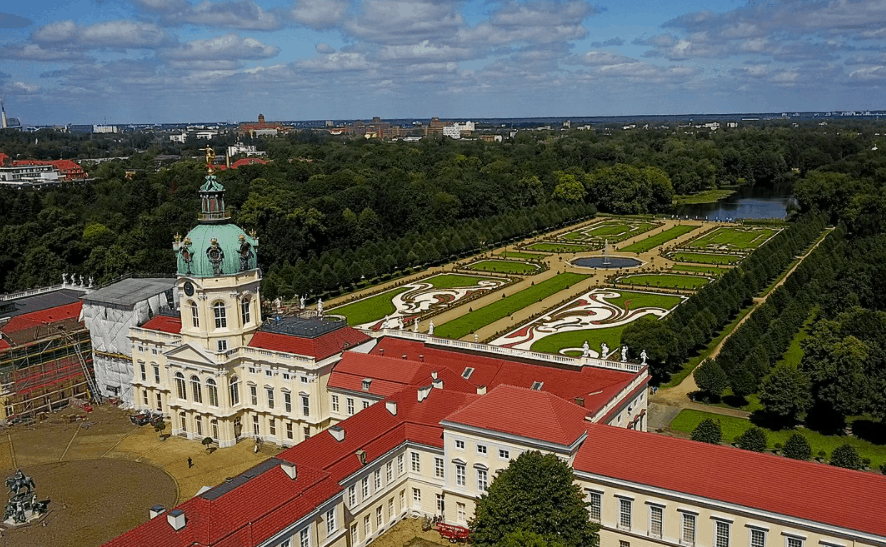 Charlottenburg Palace aerial
