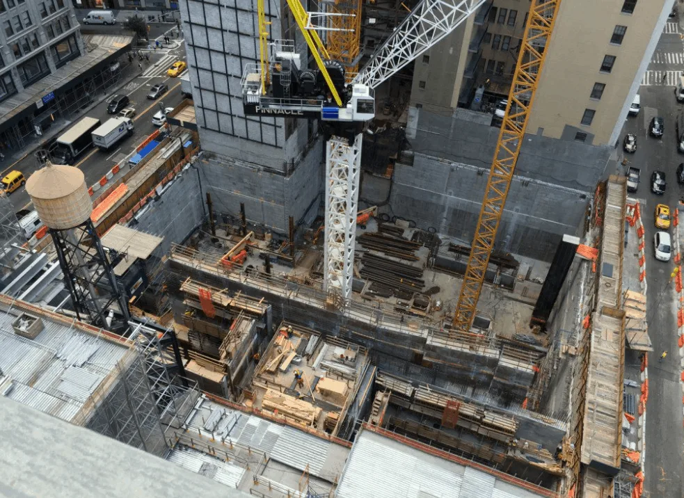 construction in october 2015