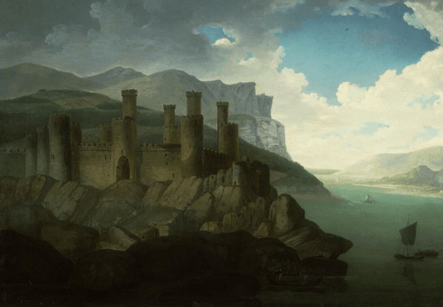 conwy castle painting