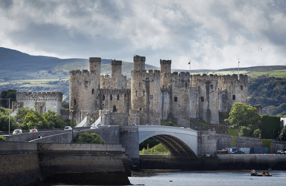Conwy Castle and River Conwy