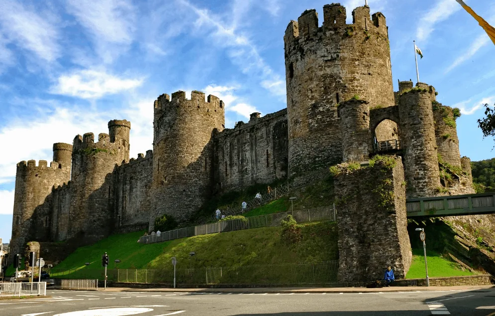 COnwy Castle battlements