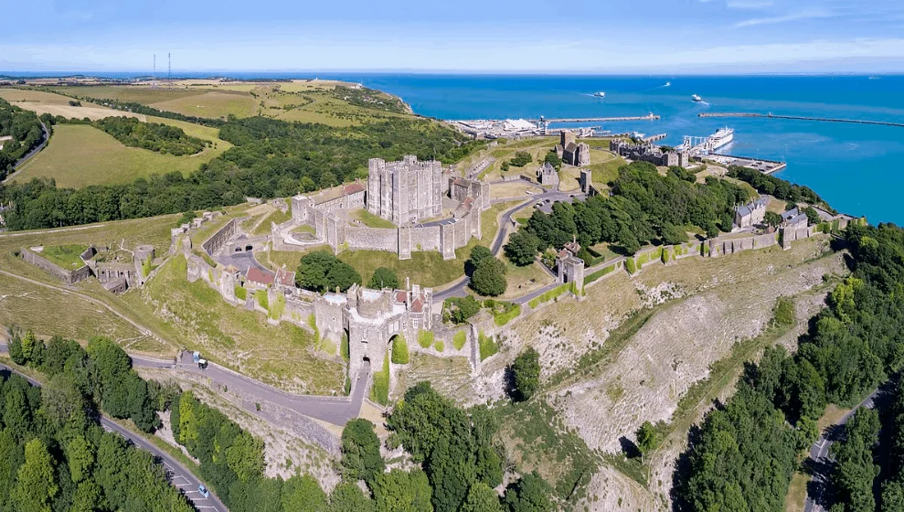 Dover Castle Aerial View