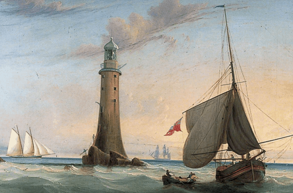 The third version of the Eddystone Lighthouse by John Smeaton