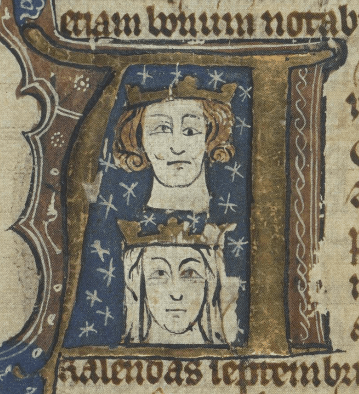Edward I and his wife