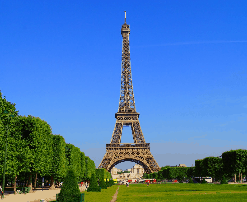 Eiffel tower champ de mars