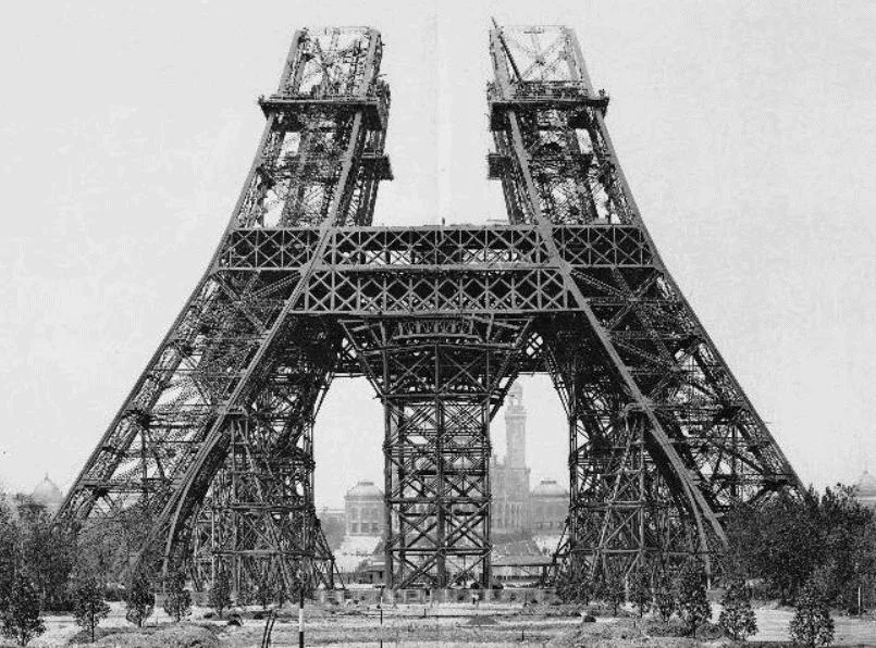 eiffel tower construction may 1888