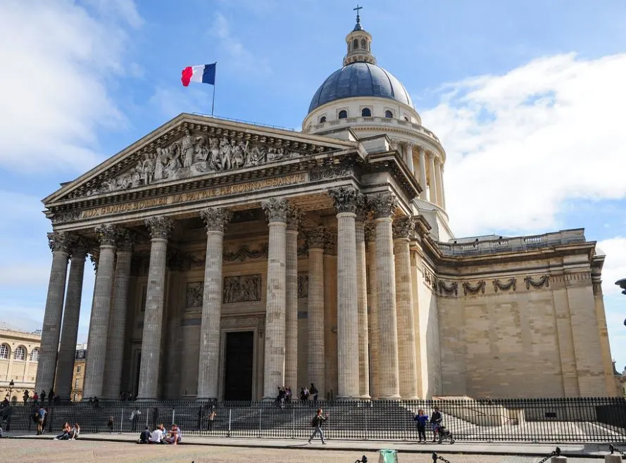 façade of the Pantheon in Paris