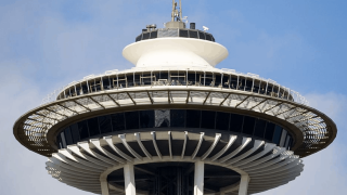 flying saucer space needle
