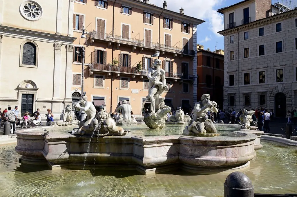 Piazza Navona fontana del moro