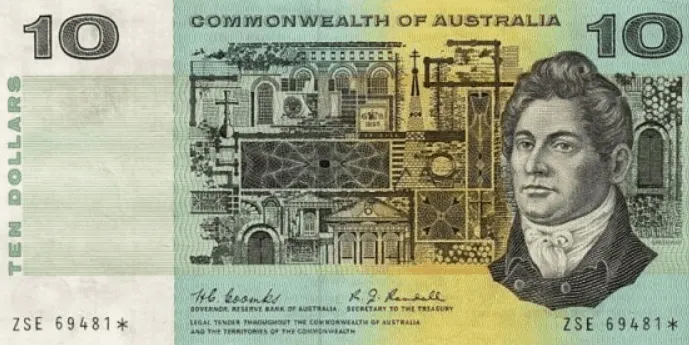 Greenway on the $10 note