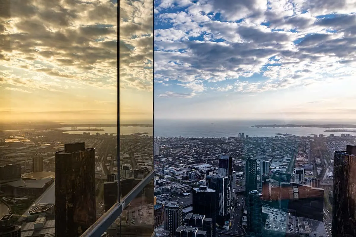 From top of Eureka Tower