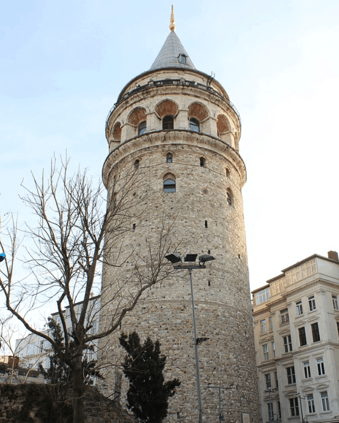 galata tower walls
