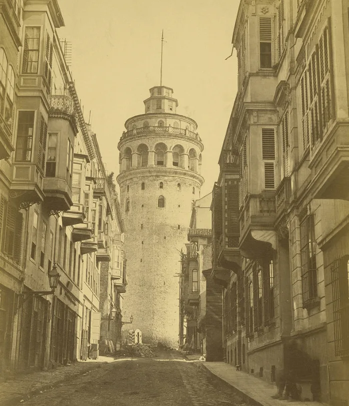 galata tower without roof