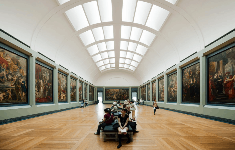 Luxembourg Palace paintings in the Louvre