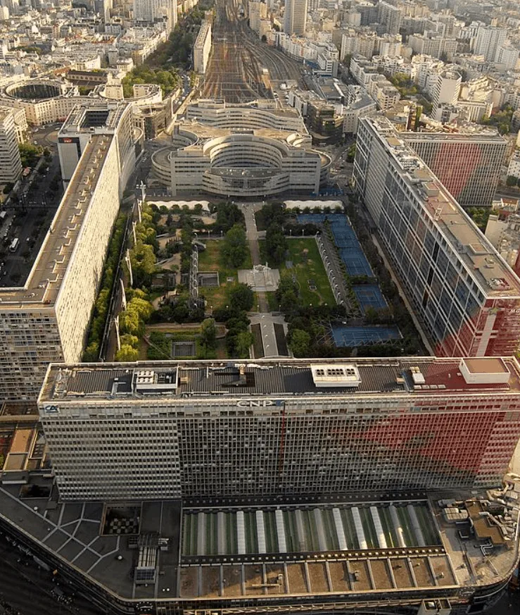 Gare montparnasse from the tower