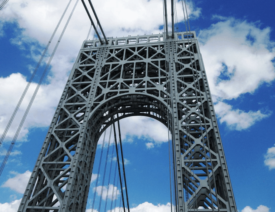 George Washington Bridge steel tower