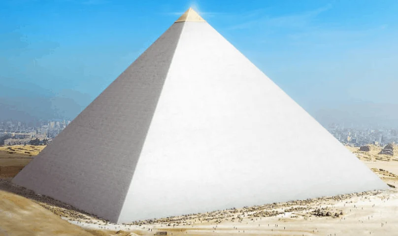 Giza pyramid limestone